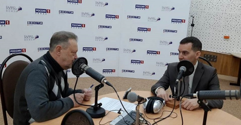 Руководитель Пензастата М.А. Уханов дал интервью на «Радио России. Пенза»